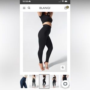 Blanqi HIGH WAIST postpartum nursing leggings  TWO PAIR Nordstroms